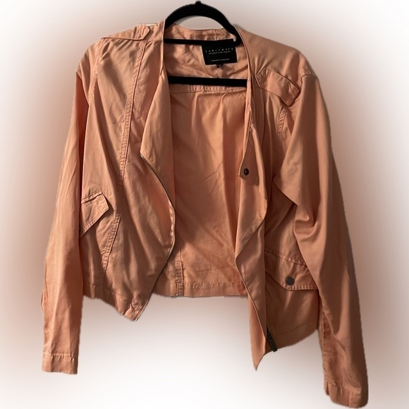 Sanctuary Moto Jacket- Size Medium- Peach - Picture 1 of 3